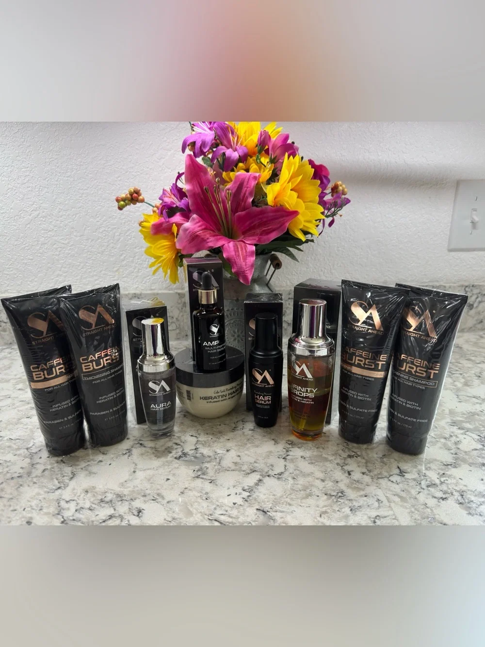 Professional Hair Care Bundle By SA. Shampoo/Conditioner, Serums, Mask